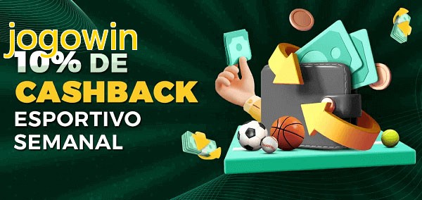 10% de bônus de cashback na jogowin